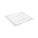 CAC China PCSD-HC Half-Size Clear Polycarbonate Food Pan Cover, Shatter & Scratch Resistant, NSF 1 image