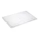 CAC China PCSL-FC Full Polycarbonate Food Pan Cover, Spoon-Notched, Impact Resistant, NSF Certified 1 image