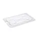 CAC China PCSL-QC Polycarbonate Food Pan Cover, 1/4‑Size Clear, Shatter‑Resistant, Dishwasher Safe 1 image