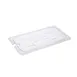 CAC China PCSL-TC Polycarbonate Food Pan Cover, 1/3-Size, Clear, Shatter & Scratch Resistant 1 image