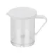 CAC China PDRG-10C-2 Dredge Shaker, 10‑11 oz Clear Lid, Aluminum with Handle, 2mm Thick - Set 1 image