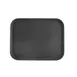 CAC China PDTD-1418BK Super Tray, Rectangular 18" x 14" Plastic Black NSF Certified Serving Tray 1 image