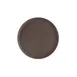 CAC China PDTR-14BN Tray, 14" Round Plastic Serving Display Tray, Brown NSF Certified - 1/Each 1 image