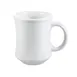 CAC China PM-7-W - Provo 7 oz Mug, 3.25" Dia x 4" H, American White Ceramic, Dishwasher Safe - 1 Dozen 1 image