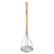 CAC China PMSW-18R Potato Masher, 4-1/2"dia x 18"H, Round, Wooden Handle 1 image