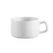 CAC China PRM-3-P Demitasse Cup, 2.5 oz, 2-3/8" Dia x 1-1/2" H, White Porcelain, Safe - 1 Dozen 1 image