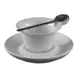 CAC China PTC-4-S Cup & Saucer Set, 2" 2 oz Cup, 4.5" Saucer, White Porcelain, Dishwasher Safe - Set 1 image