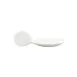 CAC China PTS-40 Spoon, 4" L x 1-1/2" W x 1-1/4" H, Porcelain White, Dishwasher Safe - 1 Dozen 1 image