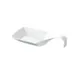 CAC China PTS-45 - Soup Spoon, 5.5 oz, 7" x 3.25" x 1", Porcelain White, Dishwasher Safe - 1 Dozen 1 image