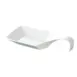 CAC China PTS-46 - Square Soup Spoon Bowl, 9-Ounce 9" Porcelain White, Dishwasher Safe - 1 Dozen 1 image
