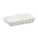 CAC China QCD-RT7 - 12 oz Dish, 7"x4½"x1" Rectangular Porcelain, Super White - 1 Dozen 1 image