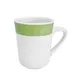 CAC China R-17-G - Rainbow Tierra 8 oz Mug, 3"1/8 Dia x 4" H, Ceramic, Dishwasher Safe - 1 Dozen 1 image