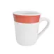 CAC China R-17-R Rainbow Tierra 8‑oz Mug, 3‑1/8" Dia x 4" H, Red Ceramic, Dishwasher Safe - 1 Dozen 1 image