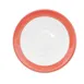 CAC China R-2-R Rainbow Saucer, 6" Dia x ½" H Round Ceramic, Red, Oven Microwave Safe - 1 Dozen 1 image