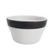 CAC China R-4-BLK - Rainbow Bouillon Cup 7.25 oz 4" Dia x 2.5" H Stoneware Black Safe - 1 Dozen 1 image