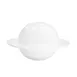 CAC China RCN-340 Soup Bowl Set, 8 oz 3‑1/4"×2‑3/8", 6‑1/4" Outer, 4"×2‑1/4" Lid, Porcelain - Set 1 image