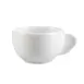 CAC China RCN-37B Clinton Demitasse Cup, 3 oz (2.75" Dia x 1.75" H), White Porcelain, Safe - 1 Dozen 1 image