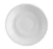 CAC China RCN-57 Clinton Saucer, 6.5"-6.99" Dia x 1" H, Porcelain White, Dishwasher Safe - 1 Dozen 1 image