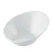 CAC China RCN-SB10 - 32 oz Super White Porcelain Slanted Bowl, 10" Diameter, Dishwasher Safe - 1 Dozen 1 image