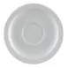 CAC China RCN-T36 Clinton Saucer, 4.75" Round Porcelain, White, Dishwasher Safe - 1 Dozen 1 image
