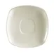 CAC China RE-SQ2 - Square Saucer, 6" x 6" x 0.75", American White, Dishwasher Safe - 1 Dozen 1 image