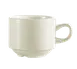 CAC China REC-1 - 7 oz 3½" Dia x 3" H Stoneware Coffee Cup, White, Dishwasher Safe - 1 Dozen 2 image