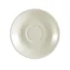 CAC China REC-36 Round Stoneware Saucer 4.5" Dia x 0.75" Ht White Dishwasher Safe - 1 Dozen 1 image