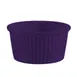 CAC China RKF-1-BLU - 1 oz. Blue Stoneware Ramekin, 2¼" Dia x 1⅛" H, Fluted, Dishwasher Oven Microwave Safe - 1 Dozen 1 image