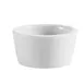 CAC China RKF-1-P Ramekin, 1 oz (2-1/8" Dia x 1-1/8" H) White Porcelain, Microwave Safe - 1 Dozen 1 image