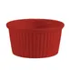 CAC China RKF-1-R Ramekin Sauce Cup, 1 oz (2¼" Dia x 1⅛" H) Fluted Ceramic, Red - 1 Dozen 1 image