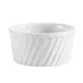 CAC China RKF-18-S - 18 oz Bone White Ramekin, Fluted, 5" Dia x 2-1/4" H, Dishwasher Safe - 1 Dozen 1 image