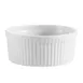 CAC China RKF-8 - 8 Oz White Porcelain Ramekin, 4" Dia x 1.5" H, Oven Microwave Safe - 1 Dozen 1 image