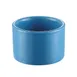CAC China RKF-C4-PCK - 5 oz Peacock Ceramic Ramekin, 3" Dia x 2" H, Microwave Safe - 1 Dozen 1 image