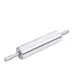 CAC China RPAH-013 Rolling Pin, 13" Long Handle, Aluminum Construction, 3" Diameter 1 image