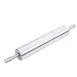 CAC China RPAH-015 Rolling Pin, 15" Long Handle, Aluminum Construction, 3" Diameter 1 image