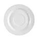 CAC China RSV-2 Roosevelt Saucer, 6" Round Porcelain, Super White, Dishwasher Safe - 1 Dozen 1 image