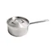 CAC China S3AP-2 Sauce Pan, 2 qt., 6-1/4" x 3-3/4", Induction Ready, Tri-Ply, Stainless, With Lid 1 image