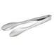 CAC China S3TG-12 Serving Tongs, 12"L, One-Piece, 18/8 Stainless Steel, Mirror Finish 1 image