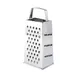 CAC China SBGT-T Box Grater, All Stainless Steel, Tapered Sides, Durable Kitchen Tool 2 image