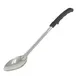 CAC China SBSO-11BH Solid Basting Spoon, 11" Long, Stainless Steel with Bakelite Handle, Black 1 image
