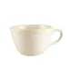 CAC China SC-1G Coffee Cup, 7 oz (3‑3/4" Dia x 2‑3/8" H), Gold Band/American White Finish - 1 Dozen 1 image