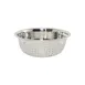 CAC China SCD5-L14 Colander, 13-3/4 qt., Large Holes, Round, No Handles, Stainless Steel 1 image