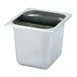 CAC China SCKB-765 Commercial Grade Coffee Knock Box, 5" Deep, Stainless Steel 1 image