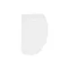 CAC China SCPD-7 Dough Scraper, 7-1/2"L x 4-3/4"W, Plastic, 6 per Pack 1 image
