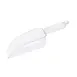 CAC China SCPP-24 Ice Scoop, Clear Polycarbonate, 24 oz Capacity, Flat Bottom, NSF Certified 1 image