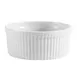CAC China SFB-64 - 64 oz (8" Dia x 3½" H) Porcelain Souffle Bowl, 1‑2 Qt, Microwave Safe - 1 Dozen 1 image