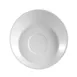 CAC China SHER-36 Porcelain Saucer, 4.5" Dia x 1.5" H, Bone White, Dishwasher Safe - 1 Dozen 1 image