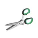 CAC China SHRH-5 Kitchen Shears, 4" (5)-Blade Herb, Polypropylene/TPR Handle, Stainless Steel 1 image