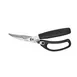 CAC China SHRP-4P 4" Poultry Shears, Stainless Steel Blades, TPR Handle 1 image