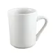 CAC China SI-8-P - Sierra 8 oz Mug, 3"3/8" Dia x 4"1/4" H, Porcelain White, Dishwasher Safe - 1 Dozen 1 image